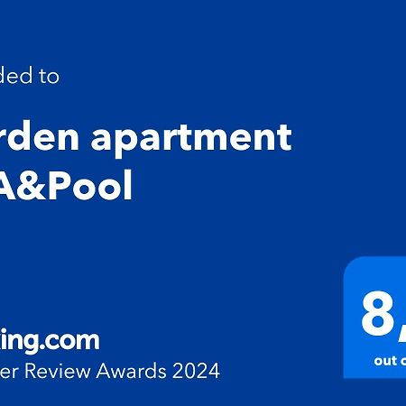 Garden Apartment Spa&Pool Валорсин Екстериор снимка